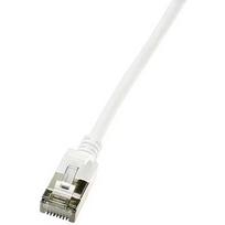 Logilink Kabel LAN U/FTP (Patchkabel) SLIM CAT6 0.3m white CQ9011S