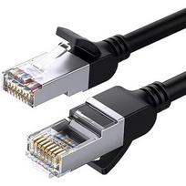 Ugreen NW101 z metalowymi wtyczkami, Ethernet RJ45, Cat.6, UTP, 0.5m czarny 50190