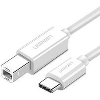 Ugreen US241 USB 2.0 C-B do drukarki 1.5m biały 40417