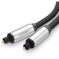 Ugreen optyczny Toslink Audio, aluminiowy z oplotem, 1m szary 10539