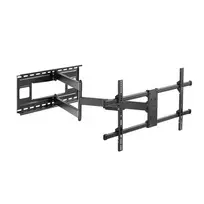 LogiLink Full Motion Wall Mount for LCD TV / Curved LCD TV - Steel - Black - Screen Size: 109-203 cm (43-80 inch)