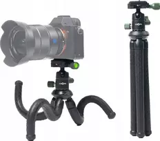 C-ROPE Creatorpod Flexible Tripod su 360° rutuline galvute 30cm Juodas (CRP-CPD-BLK)