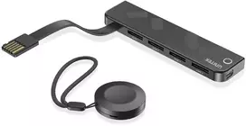 UNITEK 4-Slot Game Card Reader for Nintendo Switch su nuotolinio valdymo pulteliu