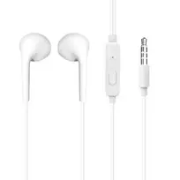 Dudao X10S In-Ear laidinės ausinės su mikrofonu, 3.5mm lizdas, 1.2m laidas, balta