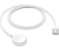 “Apple Watch Magnetic Charger to USB Cable White” – originalus Apple laikrodžio magnetinis įkroviklis su USB laidu