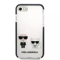 Karl Lagerfeld Apple iPhone 7/8/SE 2020/SE 2022 TPE Karl and Choupette Kryt White