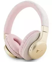 Guess PU Leather 4G Script Logo BT5.3 Stereo Headphone Pink