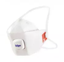Dräger X-plore 1930 V FFP3 NR D sulankstoma apsauginė kaukė nuo dalelių su CoolSAFE vožtuvu, balta/mėlyna