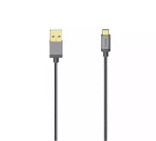 Hama USB 2.0 laidas USB-A į USB-C 0,75 m juodas