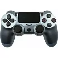 „GameBox P4“ belaidis vibracijos Bluetooth valdiklis, skirtas PlayStation 4 / PC / TV / TV Box, mėlynas perlamutrinis