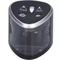 IVY Tenwin TW8005-3 elektrinis pieštukų galąstuvas (6-8 mm) su dviem AA baterijomis ir atsarginiu peiliuku, juodas