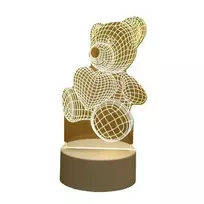 Elight ILU 3D Illusion LED naktinė lempa su futbolo kamuoliu, daugiaspalvė šviesa (25x15 cm), USB maitinimas