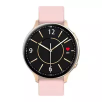 iWear Active 2 Aluminum Sport BT Call Smart Watch 1.3'' IPS Display with Heartrate / Oxygen Monitor Pink