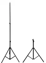iLike 21M Premium Stable Metal Tripod Stand 2.1m max 1/4 screw LED Ring / Camera Fix Black