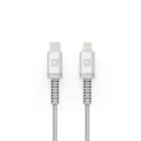 Evelatus Apple USB-C į Lightning duomenų laidas (greitas įkrovimas) 1m MFI08 Pilka