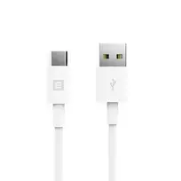 Evelatus duomenų laidas USB-C įrenginiams, TPC07 baltas - USB-A į USB-C, 1,2 m, 15 W įkrovimas, duomenų sinchronizavimas