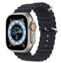 Dux Ducis Silicone Watch Strap for Apple Watch Series 8/7/6/5/4/3/2/SE (38/40/41mm) - Grey