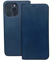 iLike Samsung Galaxy A15 4G / A15 5G Smart Suede Case Navy Blue
