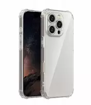iLike Apple iPhone 15 Pro Max Anti Shock 1.5 mm Case Big Hole Transparent