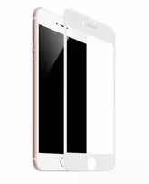 TakeMe HARD Ceramic Full Surface Screen Protector Glass for iPhone SE (2020) / 7 / 8 - White