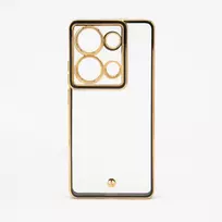 iLike Xiaomi Poco M6 Pro TPU+PC Hybrid Protective Back Cover with Camera Protection Transparent Black