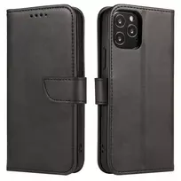 Hurtel Magnet Case Elegant Case Cover with Flap and Stand Function for OnePlus Nord N20 5G, Black