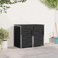 Atliekų dėžės saugojimas for 2 Bins 240L Nerūdijantis plienas