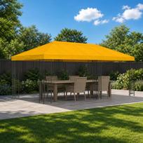 Paviljonas su šoninėmis sienelėmis 6 x 3 m Geltona