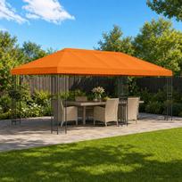 Paviljonas su šoninėmis sienelėmis 6 x 3 m Oranžinė