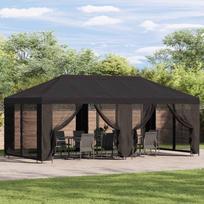 Paviljonas su šoninėmis sienelėmis 6 x 3 m Antracito