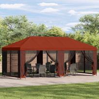 Paviljonas su šoninėmis sienelėmis 6 x 3 m Terakotos