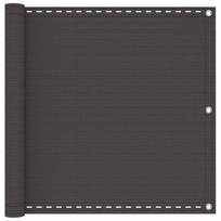 Balkono Ekranas Antracito 120 x 800 cm HDPE ir aliuminis