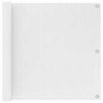 Balkono Ekranas Balta 120 x 800 cm HDPE ir aliuminis