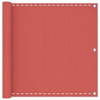 Balkono Ekranas Terakotos 75 x 800 cm HDPE ir aliuminis