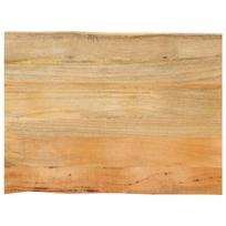 vidaXL Stalviršis, 70x60x2,5cm, mango medienos masyvas, su gyvu kraštu