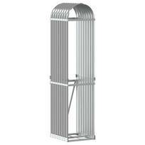 vidaXL Malkų stovas, pilkas, 40x45x170cm, galvanizuotas plienas