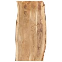 vidaXL Stalviršis, 118x(50-60)x2,5cm, akacijos medienos masyvas