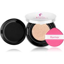 flormar K-Spirit Cover Up Natural Cushion Foundation ilgai išliekantis kompaktinis makiažo pagrindas atspalvis 001 - Fair 80 g