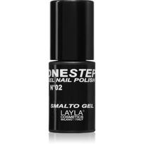 Layla Cosmetics One Step nagų lakas atspalvis N.2 100% Black 5 ml