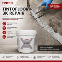 Epoksidinis betono taisymo mišinys TINTED Tintofloor 3K EP Repair pilkas, vidaus/lauko, be skiediklio