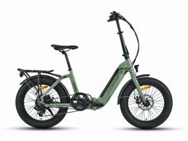 Dviratis 20" elektrinis sulankstomas Overfly Doris 250 W green