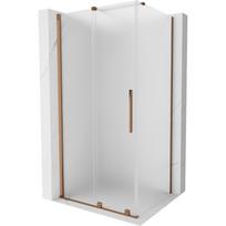 Dušo kabina Mexen Velar 871-110-075-31-60, stačiakampė, be padėklo, 110 cm x 75 cm x 200 cm, aukso sp./matinis
