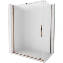 Dušo kabina Mexen Velar 871-130-075-31-60, stačiakampė, be padėklo, 130 cm x 75 cm x 200 cm, aukso sp./matinis