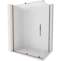 Dušo kabina Mexen Velar 871-130-075-31-60, stačiakampė, be padėklo, 130 cm x 75 cm x 200 cm, aukso sp./matinis