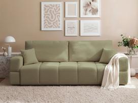 Sofa BUENO su miego funkcija ir patalynės dėže Spalvos: Centaur 13 (žalia)