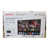 SALE OUT. Sharp 50HR7265E 50" (126cm) QLED 144Hz 4K Ultra HD Google TV, Dolby Vision, Dolby Atmos, Central Stand | SALE OUT. Sharp 50HR7265E | 50 | Smart TV | Google TV | Black | DAMAGED PACKAGING | 50HR7265ESO | 2000001429266