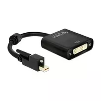 Vaizdo kabelio adapteris DeLOCK 62639 Mini DisplayPort į DVI-I 0,25 m juodas