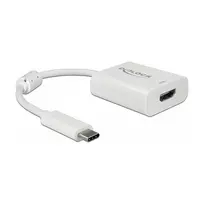 Vaizdo kabelio adapteris DeLOCK 63937 USB Type-C į HDMI 0,1 m Baltas