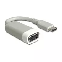 Adapteris vaizdo kabeliui DeLOCK 65471 mini HDMI į VGA 0,015 m Baltas