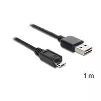 USB laidas DeLOCK EASY-USB 2.0-A USB 2.0 micro-B 1m